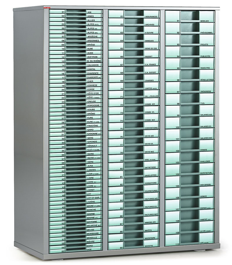  Armoire 3 Colonnes 110 Tiroirs