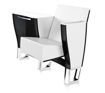 Fauteuil Première Noir Pininfarina