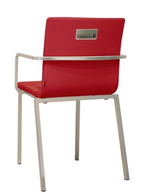 Fauteuil Kuadra XL chromée