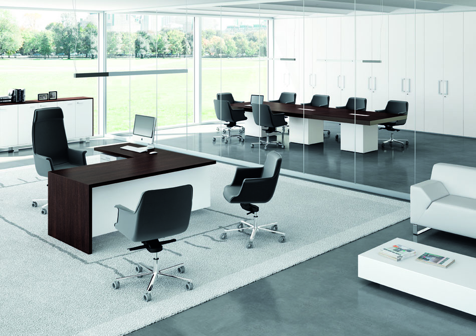 Bureau T45 et retour sur caisson