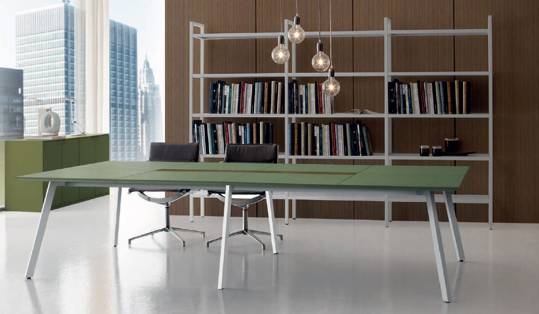 Table de réunion Soho cuir premium