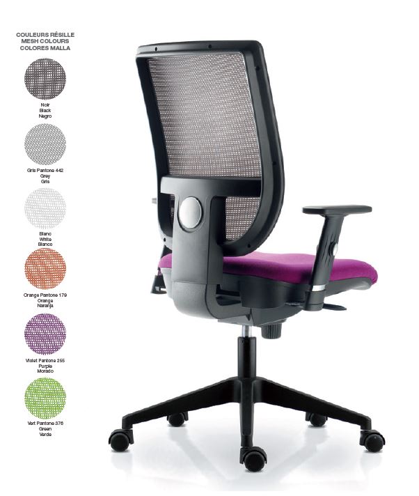 Fauteuil Tertio dossier resille