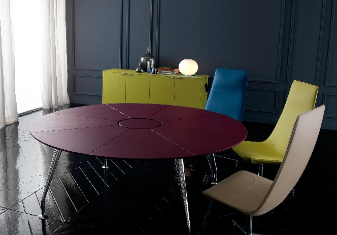 Table de réunion ronde Regal 8 places