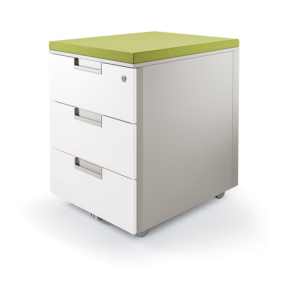 Caisson Alliance 3 Tiroirs avec Assise