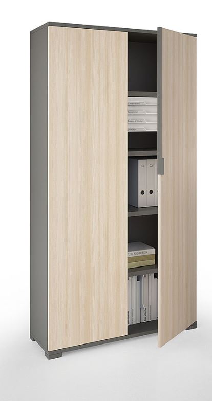 Armoire Haute 2 Portes Battantes Alliance