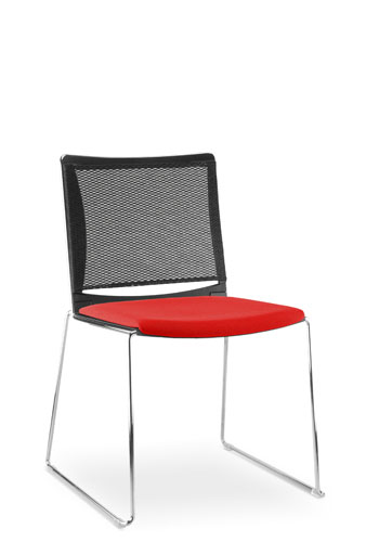 Chaise Visiteur ou de Réunion M4 Fil Chromé