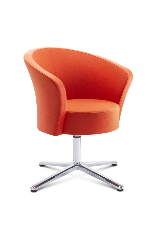 Fauteuil Design Bud Piétement Croix