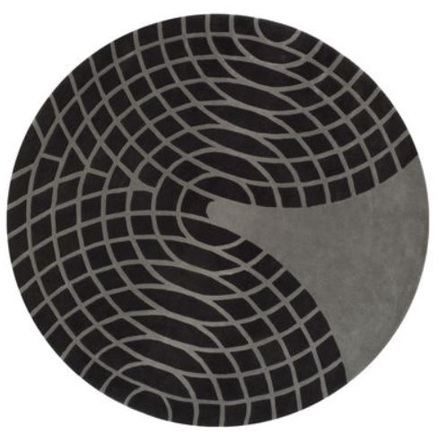 Tapis Bicolore Gris Panton Grande Rug