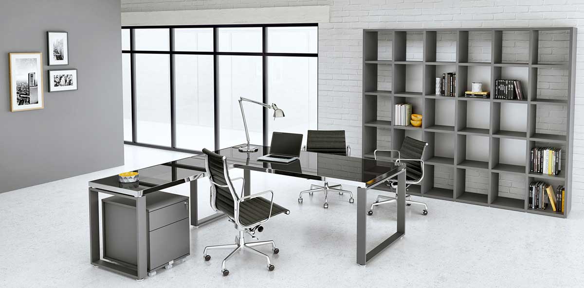Bureau Direction Verre Archimède