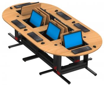 Tables de formation demi cercle 6
