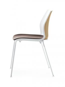 Chaise Kalea dossier polypro bicolore