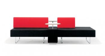 Boundary canapé design rouge