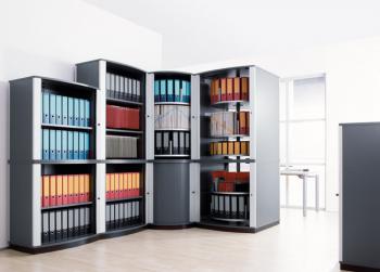 Armoire d'angle rotative