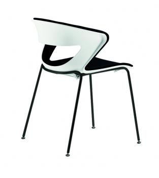 Chaise de réunion Kicca bicolore
