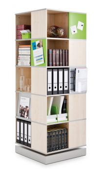  Armoire rotative carrée 5 niveaux