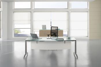 Bureau Polyandre plateau verre Jade
