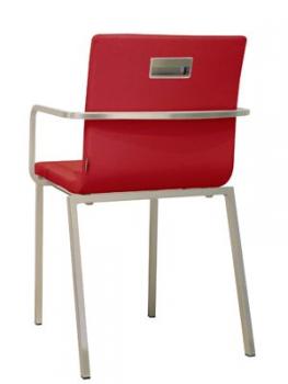 Fauteuil Kuadra XL chromée