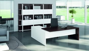 Bureau T45 avec retour blanc