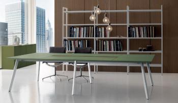 Table de réunion Soho cuir premium