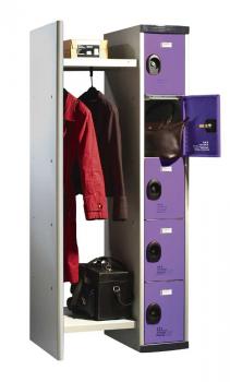  Vestiaire 5 cases penderie AC