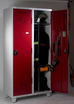  Vestiaires Pompier 2 cases AC