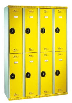  Vestiaires 4 cases AC jaune
