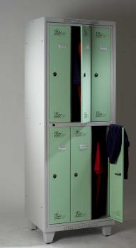  Vestiaire 6 portes AC