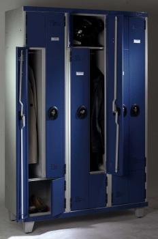 Vestiaire 3 colonnes de 2 compartiments AC