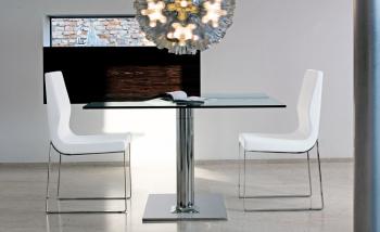 Table carrée extensible Plinto