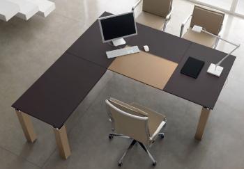 Bureau de Direction Regal Cuir Bicolore