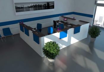 Banque Image 1 Bleue