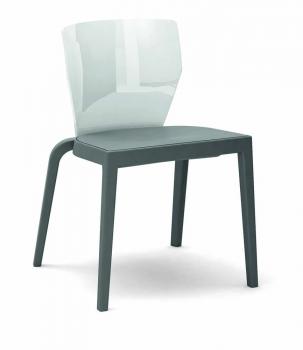 Chaise BI SERIES PP structure grise