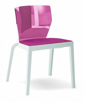 Chaise BI SERIES PP assise tissu
