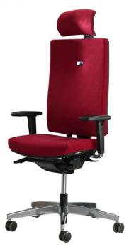 Fauteuil Ergonomique LINEA Tissu avec Têtière