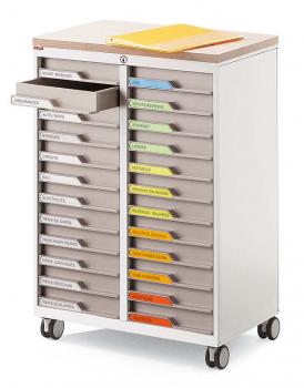 Module double 24 tiroirs 6 cm e-clen