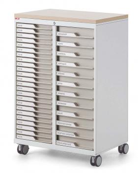 Module double 24 tiroirs 3 cm et 12 tiroirs 6 cm e-clen