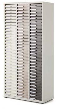 Armoire 3 colonnes 90 Tiroirs e-clen