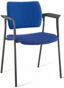 Fauteuil de réunion Amets tapissé
