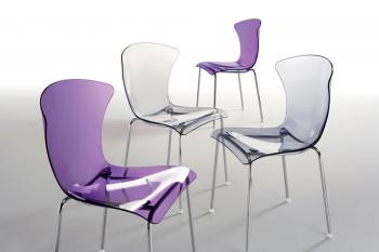 Chaises polycarbonate transparent Glossy
