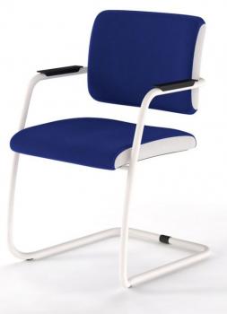 Fauteuil Visit Bicolore Luge Blanc