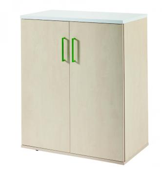 Armoire Basse 2 Portes Battantes L80