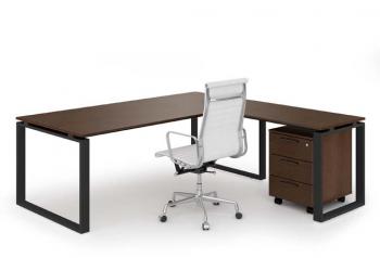 Bureau Executive avec Retour et Caisson