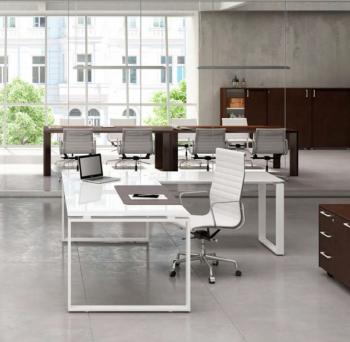 Bureau Verre Pieds Fermés Funny Plus