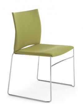 Chaise de Réunion C01 Tapissée et Chromée