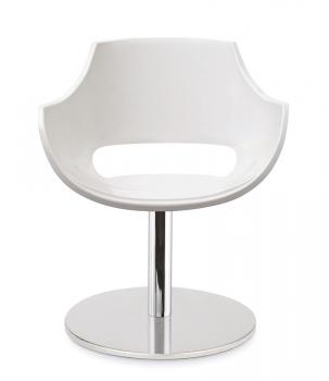 Fauteuil C6 sur Disque Chromé à retour Point Fixe
