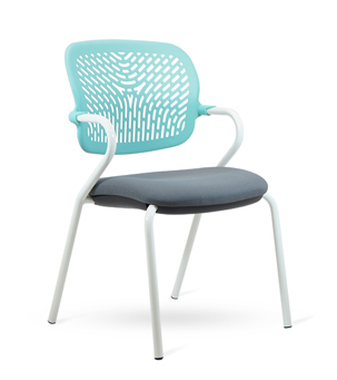 Fauteuil Visiteur 4 Pieds Flexa Blanc