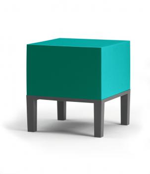 Pouf Cube 01 sur 4 Pieds