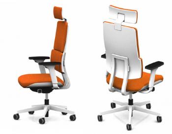 Fauteuil Wi-MAX Blanc Haut Dossier Têtière