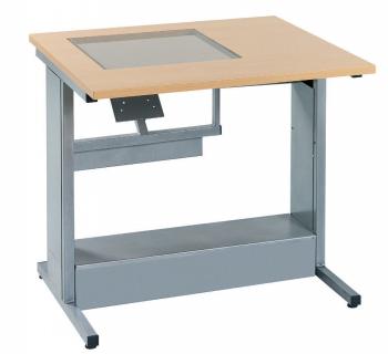 Table Informatique avec écran sous-vitre