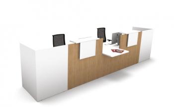 Banque d'Accueil avec PMR Image Bicolore